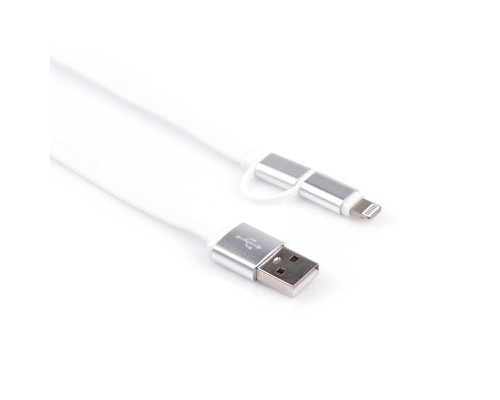 Дата кабель USB 2.0 AM to Micro 5P&Lightning 1.0m Vinga (USBAMMICRO&Lightning-1.0)