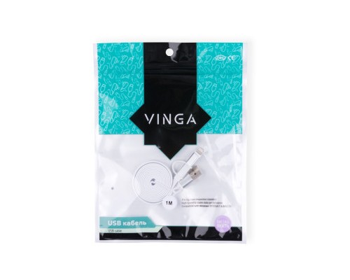 Дата кабель USB 2.0 AM to Micro 5P&Lightning 1.0m Vinga (USBAMMICRO&Lightning-1.0)