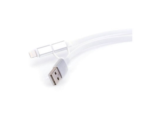 Дата кабель USB 2.0 AM to Micro 5P&Lightning 1.0m Vinga (USBAMMICRO&Lightning-1.0)