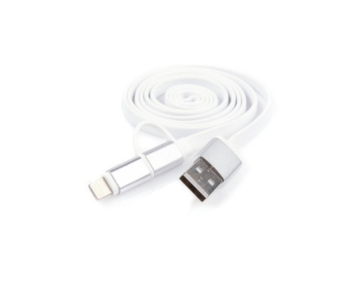 Дата кабель USB 2.0 AM to Micro 5P&Lightning 1.0m Vinga (USBAMMICRO&Lightning-1.0)
