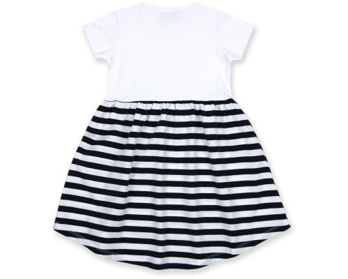 Плаття дитяче Breeze зі спідницею в смужку (8753-80G-white)