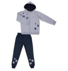 Спортивний костюм дитячий Breeze із зірками (9712-152G-gray)