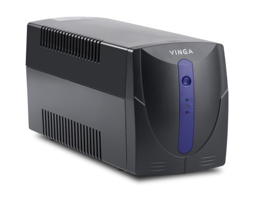 Пристрій безперебійного живлення Vinga LED 800VA plastic case with USB (VPE-800PU)