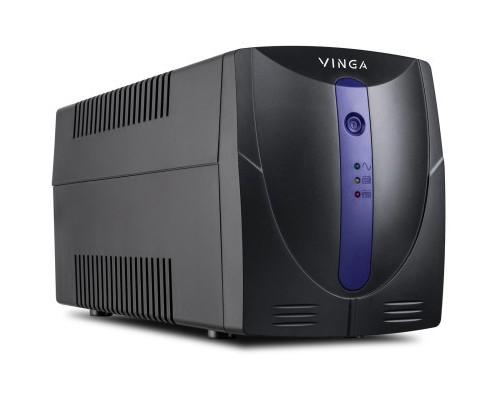 Пристрій безперебійного живлення Vinga LED 800VA plastic case with USB (VPE-800PU)