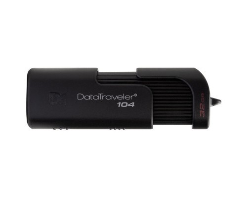 USB флеш накопичувач Kingston 32GB DataTraveller 104 Black USB 2.0 (DT104/32GB)