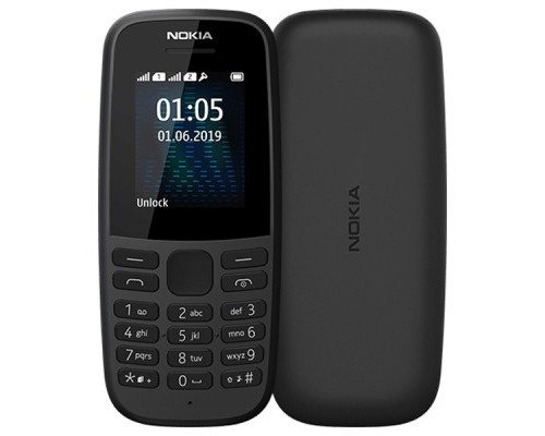 Мобільний телефон Nokia 105 DS 2019 Black (16KIGB01A01)