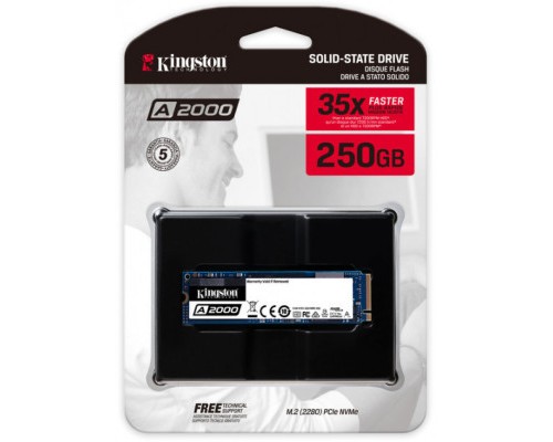 Накопичувач SSD M.2 2280 250GB Kingston (SA2000M8/250G)