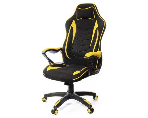 Крісло ігрове Аклас Кронум PL TILT Желтое (15914)