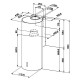 Витяжка кухонна Faber CYLINDRA PLUS WH GLOSS (CYLINDRAPLUSWHGLOSS)