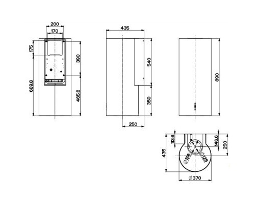 Витяжка кухонна Faber CYLINDRA PLUS WH GLOSS (CYLINDRAPLUSWHGLOSS)