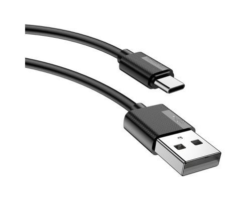 Дата кабель USB 2.0 AM to Type-C 1.2m Nets T-C801 Black T-Phox (T-C801 black)