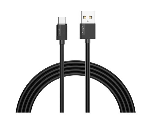 Дата кабель USB 2.0 AM to Type-C 1.2m Nets T-C801 Black T-Phox (T-C801 black)