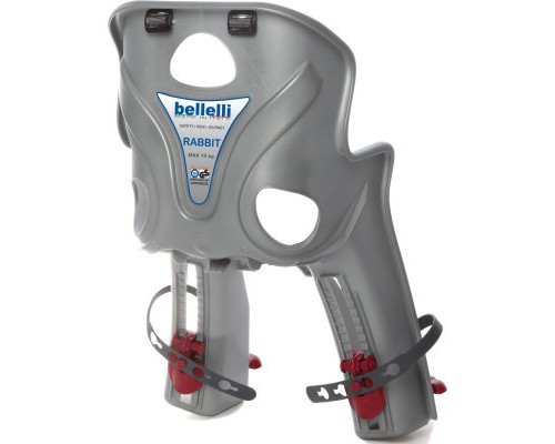 Дитяче велокрісло Bellelli Rabbit Standard b-fix серебристое (01RBTB0007)