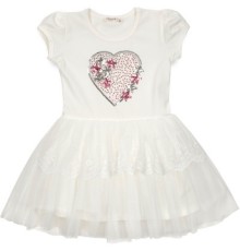 Плаття дитяче Breeze з серцем (14104-98G-cream)