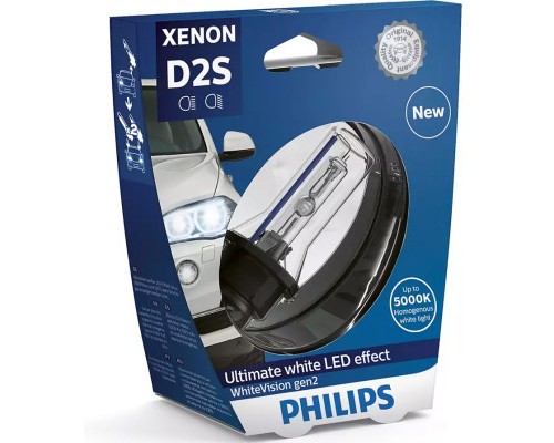 Автолампа Philips ксенонова (85122 WHV2 S1)