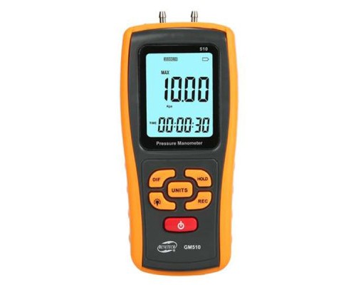 Манометр Benetech мікро, диференційного тиску USB (GM510)