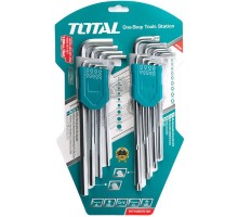 Набір інструментів Total ключів шестиграних+TORX 18шт. (THT106KT0181)