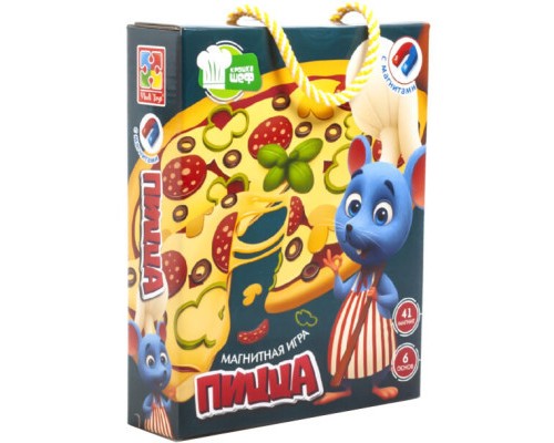 Розвиваюча іграшка Vladi Toys Магнітна кулінарна гра Піца, рос. (VT3004-08) Розвиваюча іграшка Vladi Toys Магнітна кулінарна гра Піца, рос. (VT3004-08)