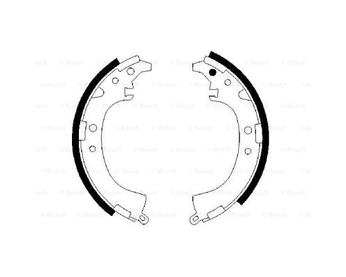 Гальмівні колодки Bosch 0 986 487 424