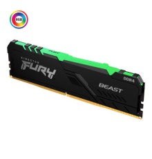 Модуль пам'яті для комп'ютера DDR4 8GB 3600 MHz Fury Beast RGB Kingston Fury (ex.HyperX) (KF436C17BBA/8)