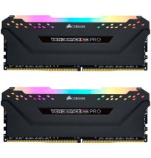 Модуль пам'яті для комп'ютера DDR4 16GB (2x8GB) 4000 MHz Vengeance RGB PRO Black Corsair (CMW16GX4M2K4000C19)