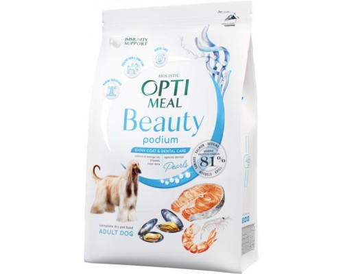 Сухий корм для собак Optimeal Beauty Podium беззерновий на основі морепродуктів 4 кг (4820215366090)