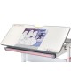 Парта Mealux Edmonton Multicolor Pink Lite (BD-610 W/MC + PN Lite)