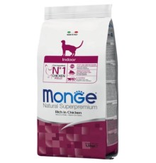 Сухий корм для кішок Monge Cat Indoor зі смаком курки та рису 1.5 кг (8009470005111)