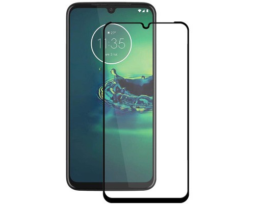 Скло захисне PowerPlant Full screen Motorola Moto G8 Plus, Black (GL609383)