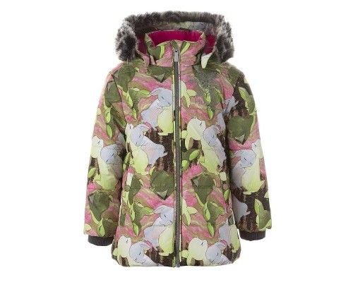Куртка дитяча Huppa MELINDA 18220030 лайм із принтом 80 (4741468546261)