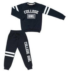 Спортивний костюм дитячий Breeze COLLEGE GIRL (13766-116G-blue)