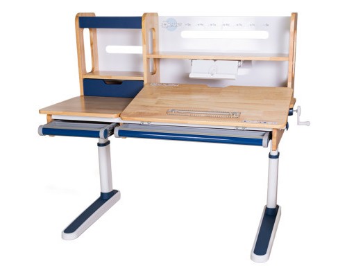 Парта Mealux Oxford Wood BL (BD-920 Wood BL з полицею)