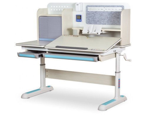 Парта з кріслом Mealux Winnipeg MG/BL + Omega KBL (BD-630 MG/BL+Y-220 KBL)