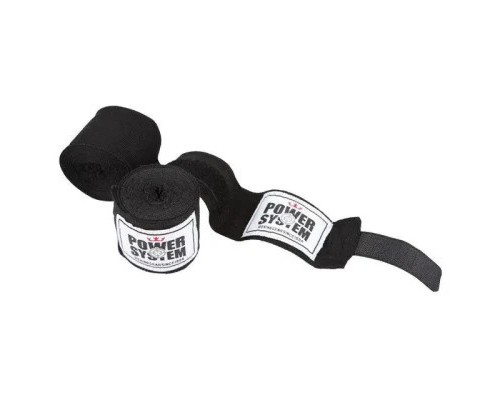 Бинт для спорту Power System 3404 4 м Black (PS-3404_Black)