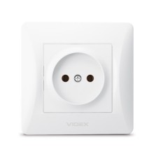 Розетка Videx BINERA 1ая (VF-BNSK1-W)
