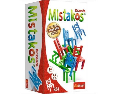 Настільна гра Trefl Стільчики для 3-ох гравців (Міstakos) українська (02326)