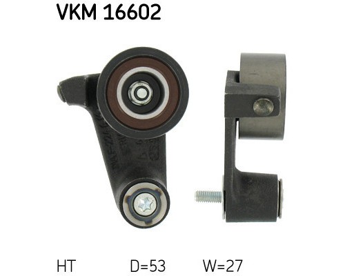 Ролик натягувача ременя SKF VKM 16602