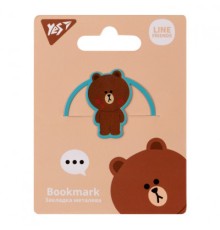 Закладки для книг Yes металева Line Friends (707832)
