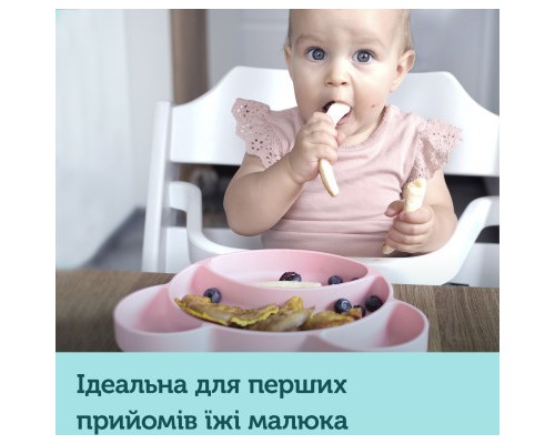 Тарілка дитяча Canpol babies Ведмедик на присосці Рожева (51/401_pin)