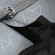 Шлея для собак WAUDOG Clothes з QR-паспортом ХS3 сіра (2928)