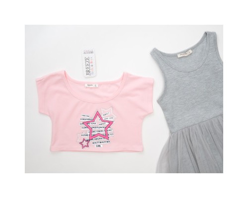 Плаття дитяче Breeze з фатиновою спідницею та з топом (14364-134G-pink)