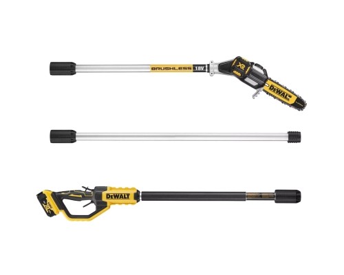 Ланцюгова пила DeWALT висоторіз 18V, довжина шини 20 см, ланцюг OREGON 3/8, (без АКБ та ЗП) (DCMPS567N)