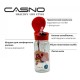 Пляшка для води Casno 400 мл KXN-1195 Червона краб з соломинкою (KXN-1195_Red)