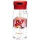 Пляшка для води Casno 400 мл KXN-1195 Червона краб з соломинкою (KXN-1195_Red)