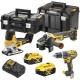 Набір електроіструментів DeWALT 3 од. 18 В XR Li-lon, вага 11.7 кг, 2 кейса, 2 АКБ та ЗП (DCK329P2T)