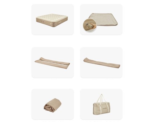 Матрац надувний Naturehike CNH22DZ015 198x99x36 см Beige (6927595713532)