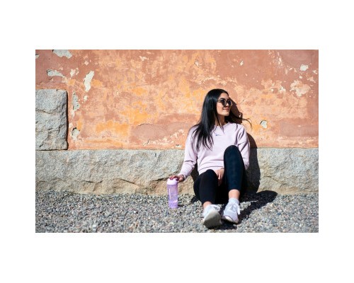 Шейкер спортивний SmartShake Slim 500ml Cotton Pink (10252501)