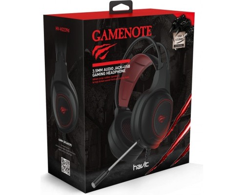 Навушники Havit HV-H2239d USB + 3.5мм (HV-H2239d)