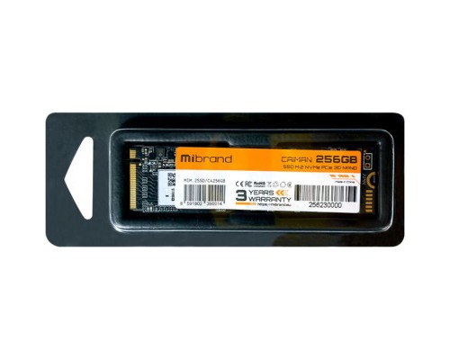 Накопичувач SSD M.2 2280 256GB Mibrand (MIM.2SSD/CA256GB)
