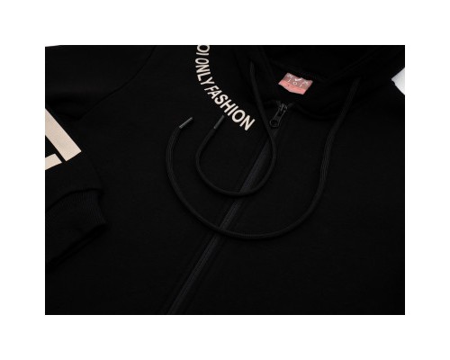 Спортивний костюм дитячий Joi флісовий (H-308-176G-black)